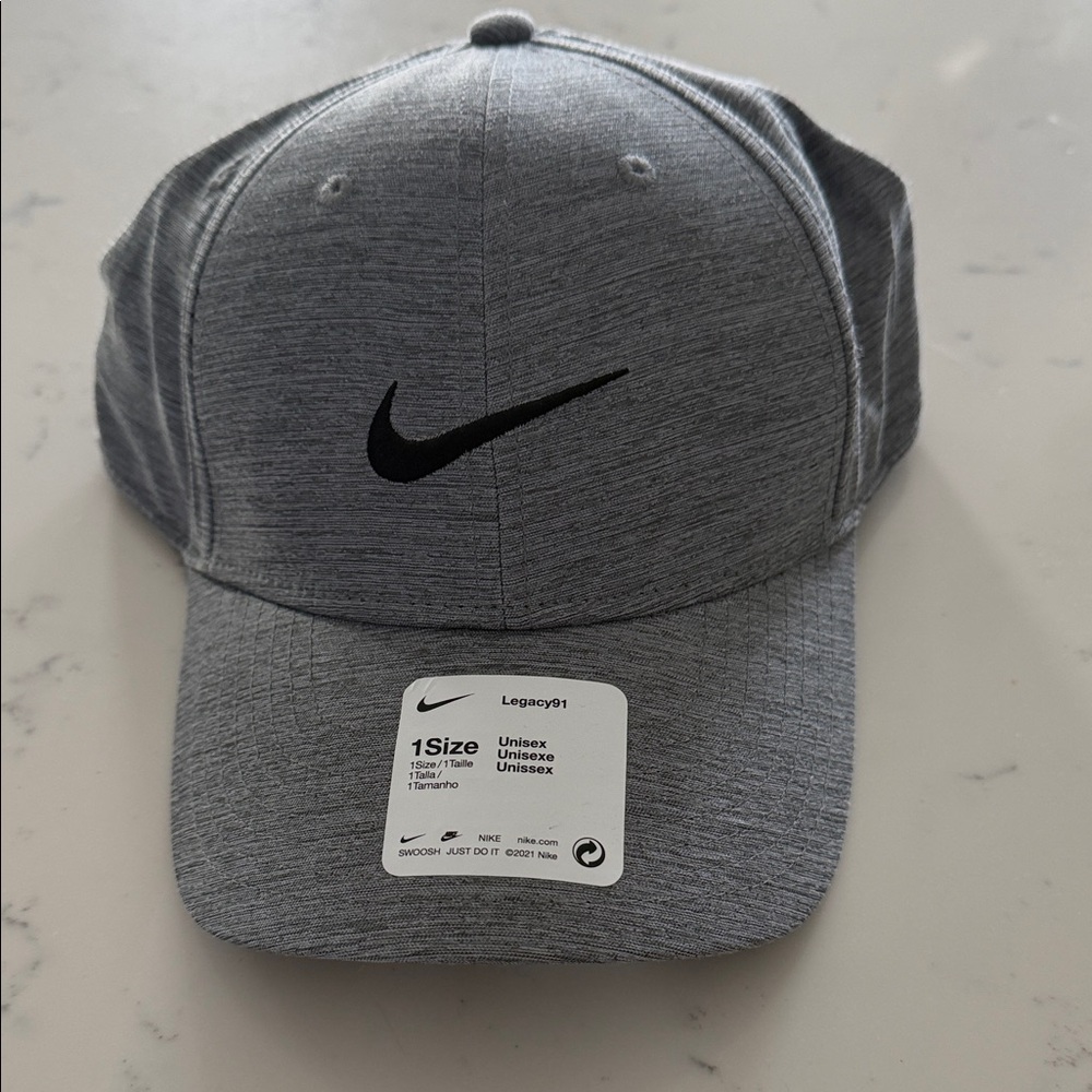 NWT! Nike Heather Gray legacy91 Hat